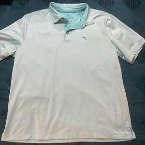 Tommy Bahama short sleeve light blue size large men like brand new